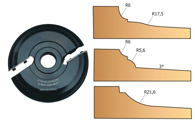 Porte-outils plate-bande multi-profils